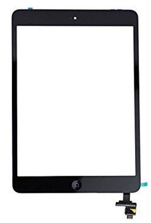 Touchscreen - Digitizer Apple iPad Mini/Mini 2 zwart