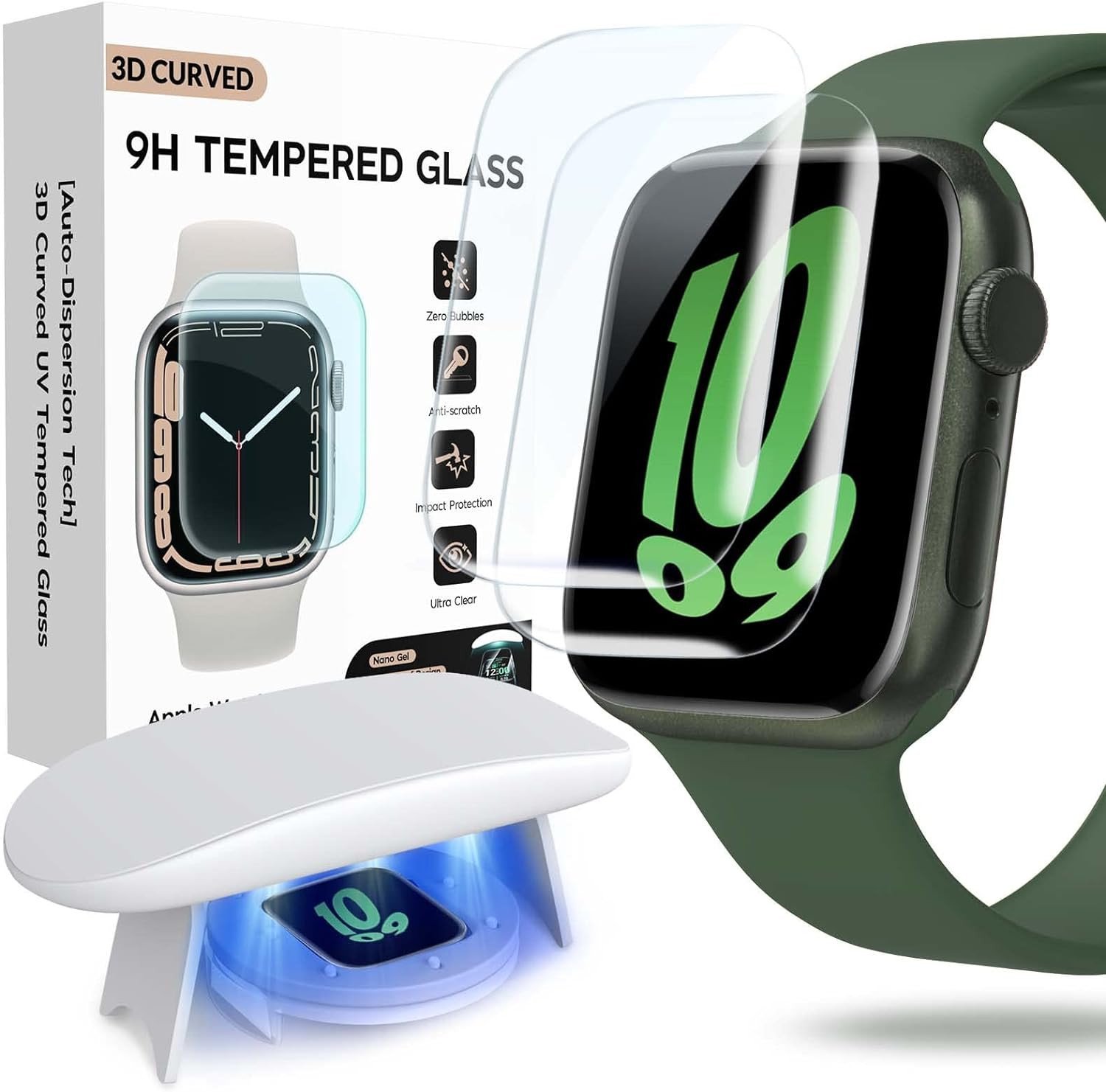 Apple Watch Series 4/5 - 40mm UV Tempered Glass