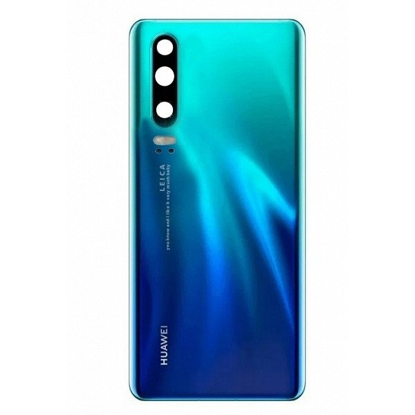 Back cover - achterkant Huawei P30 blauw / aurora / twilight