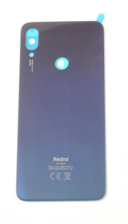 Back cover - achterkant Xiaomi Redmi Note 7 blauw
