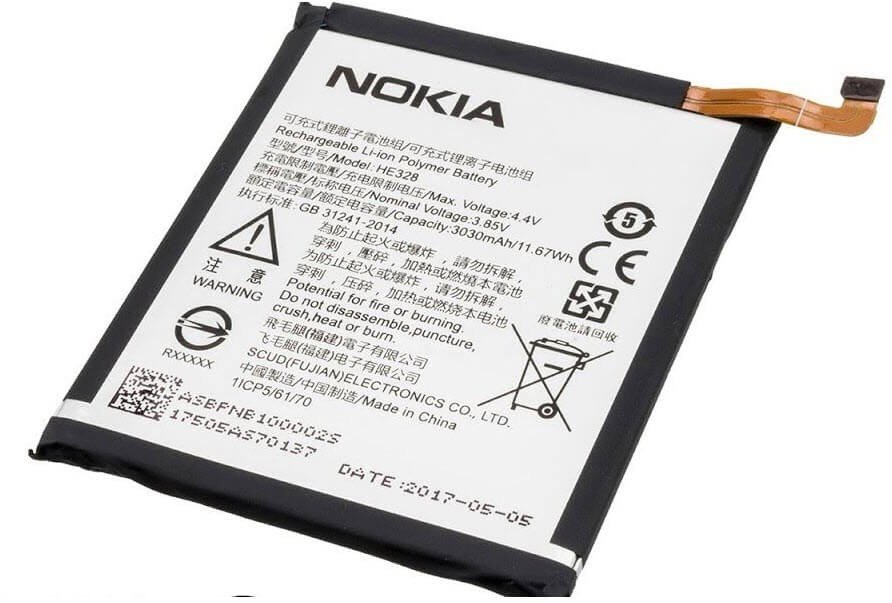 Batterij Nokia 8 - HE328 - 3030mAh
