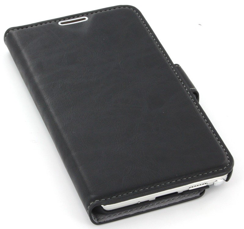 Book case leer Samsung Galaxy Note 3 N9005 zwart