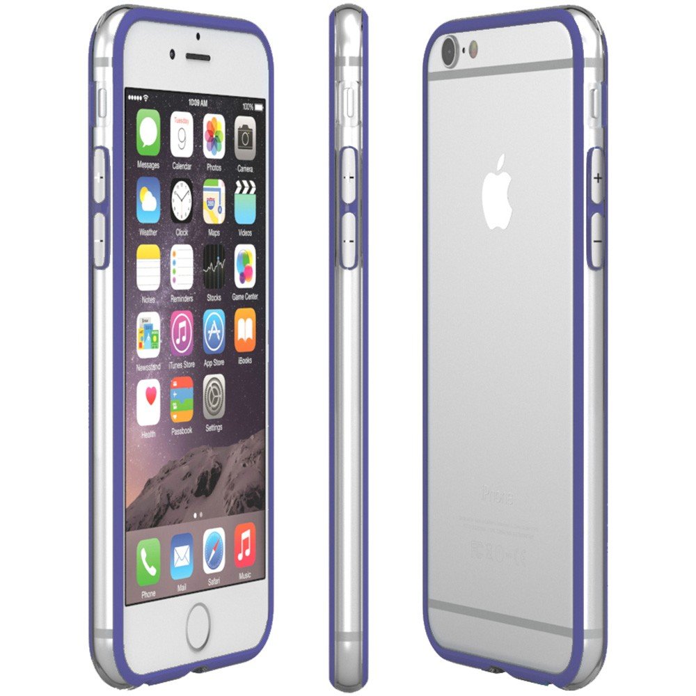 Bumper hoesje Apple iPhone 6 Plus blauw