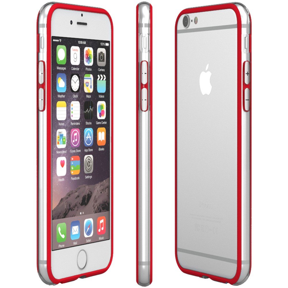 Bumper hoesje Apple iPhone 6 Plus rood
