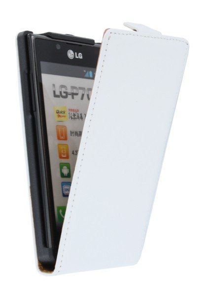 Flip case dual color LG Optimus L7 P700 wit