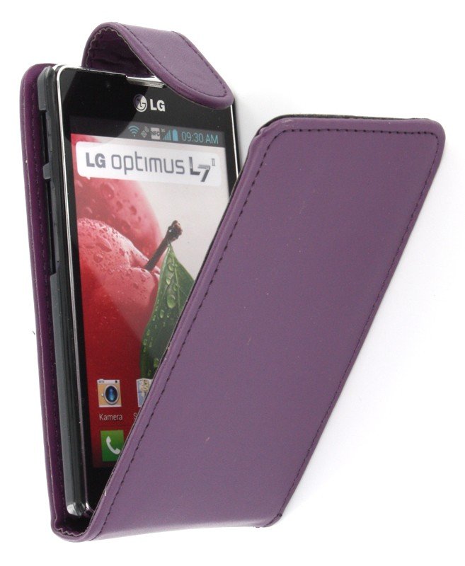 Flip case LG Optimus L7 II P710 paars