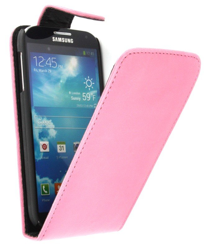 Flip case Samsung Galaxy S4 i9505 roze