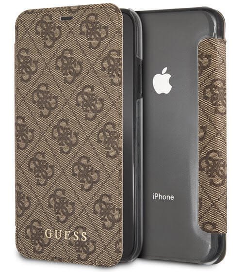 Guess Charms Book Case 4G iPhone 7/8 bruin GUFLBKI8GF4GBR