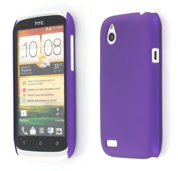 Hard case HTC Desire X paars