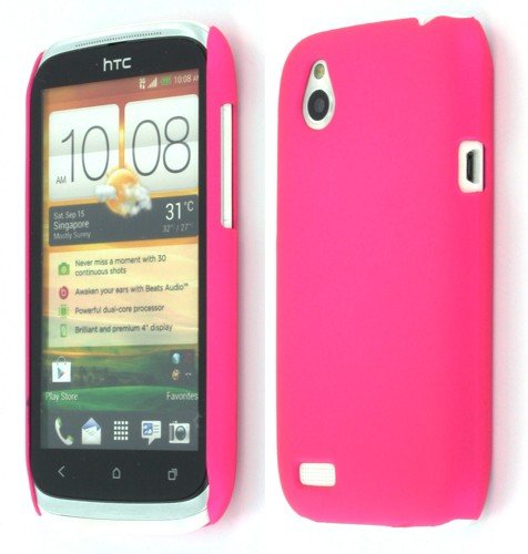dubbele jury Oeps Hard case HTC Desire X roze | MobileSupplies.nl