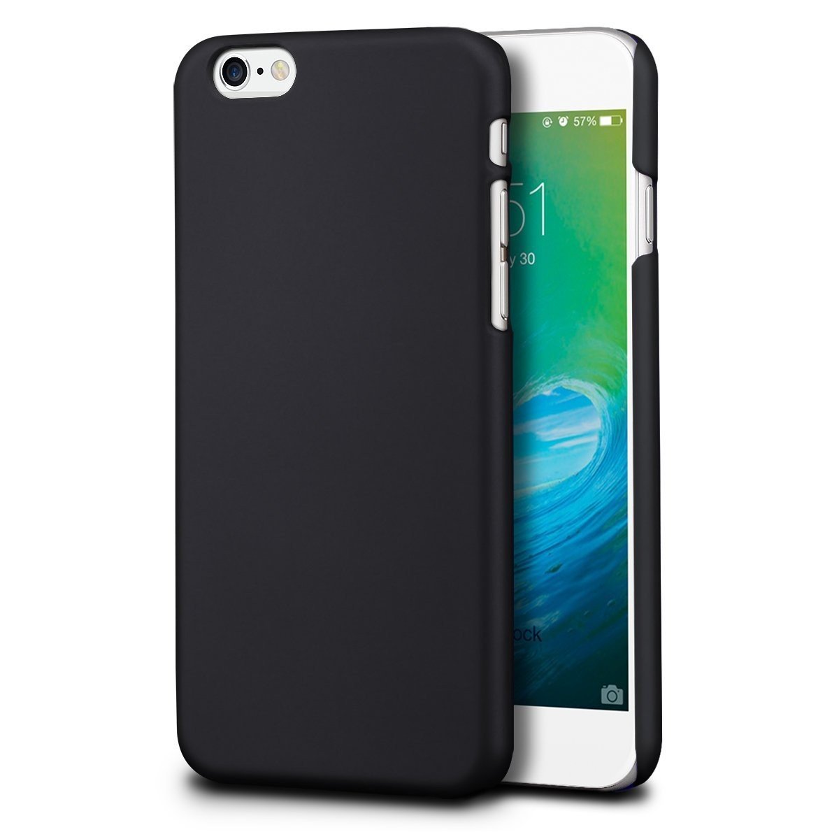 Hoesje Apple iPhone 6S hard case zwart