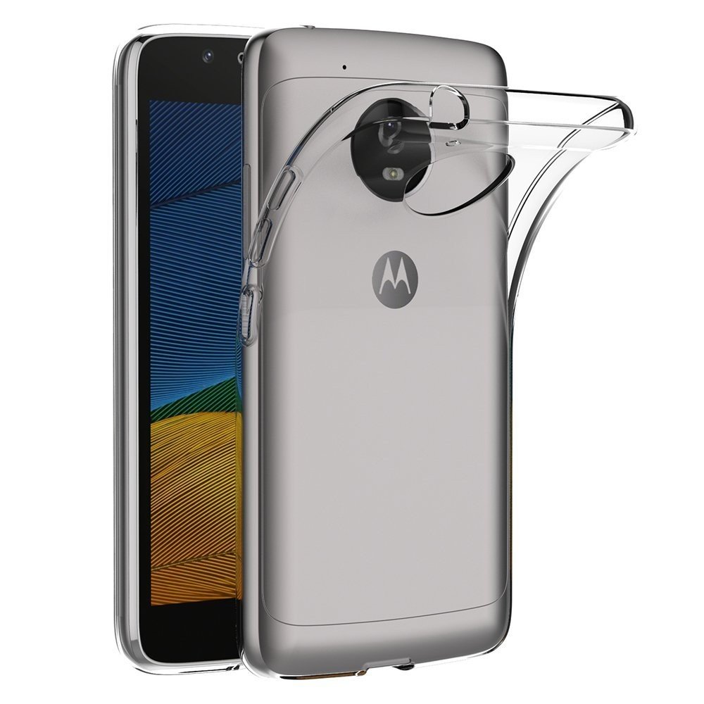 Hoesje Motorola Moto G5 Flexi bumper - 0,3mm - doorzichtig