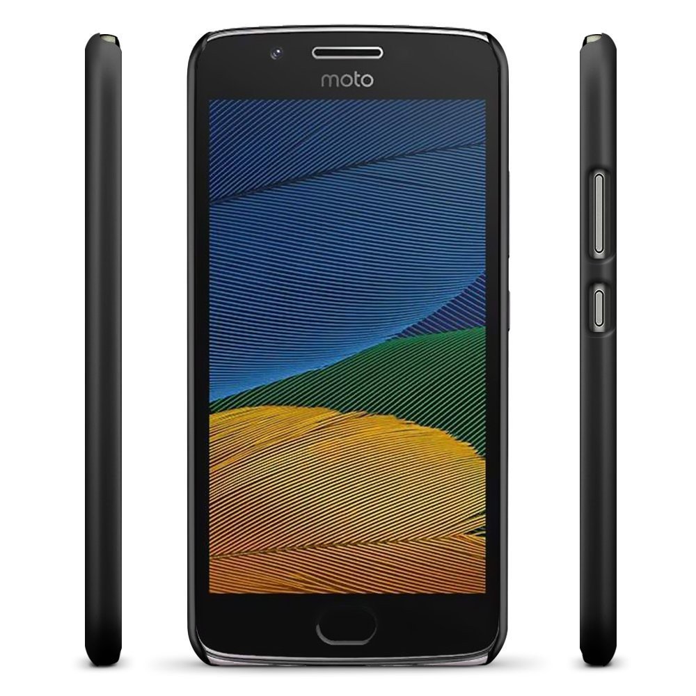 Hoesje Motorola Moto G5 hard case zwart