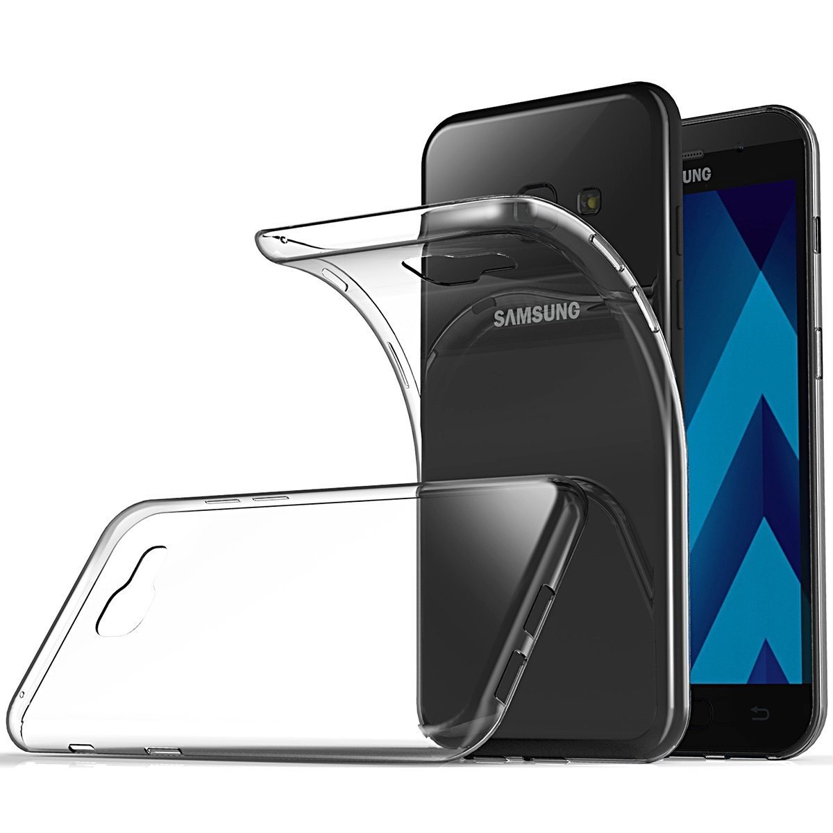 Hoesje Samsung Galaxy A3 2017 Flexi bumper - 0,3mm - doorzichtig