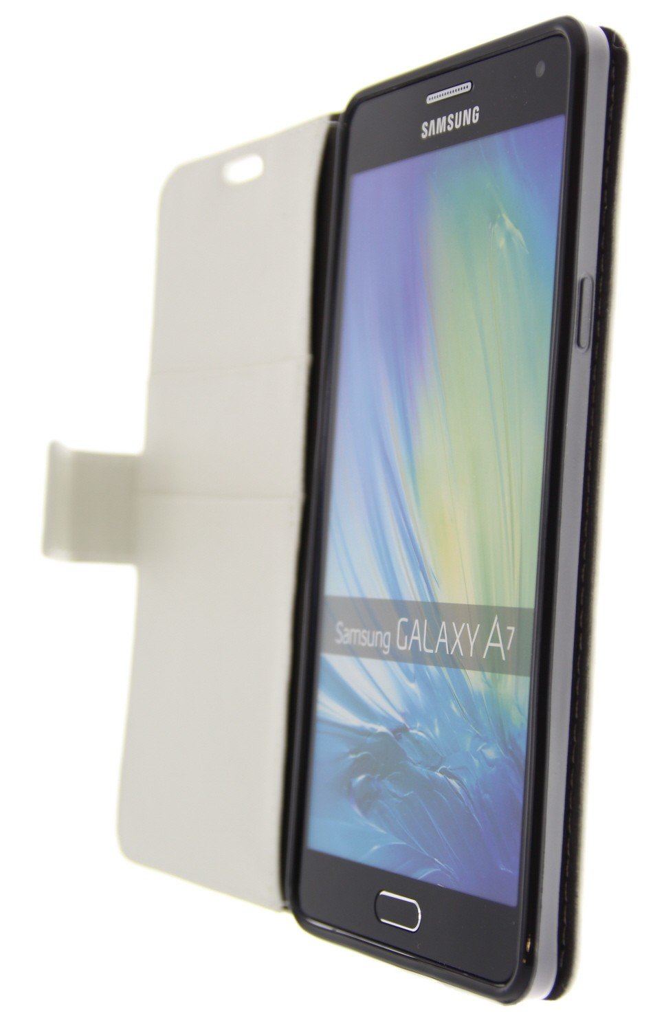 Hoesje Samsung Galaxy A7 flip wallet wit
