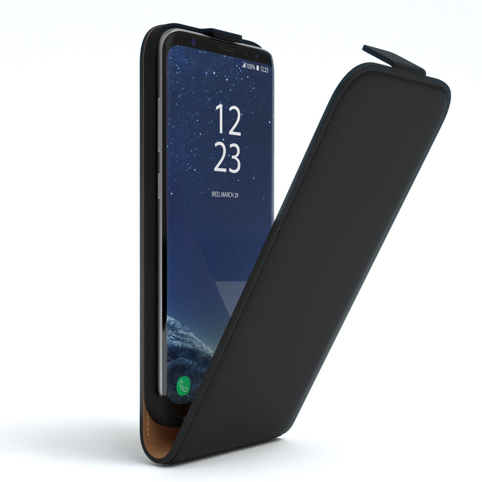 Lastig accu Voorschrift Hoesje Samsung Galaxy S8 Plus flip case dual color zwart kopen? |  MobileSupplies.nl