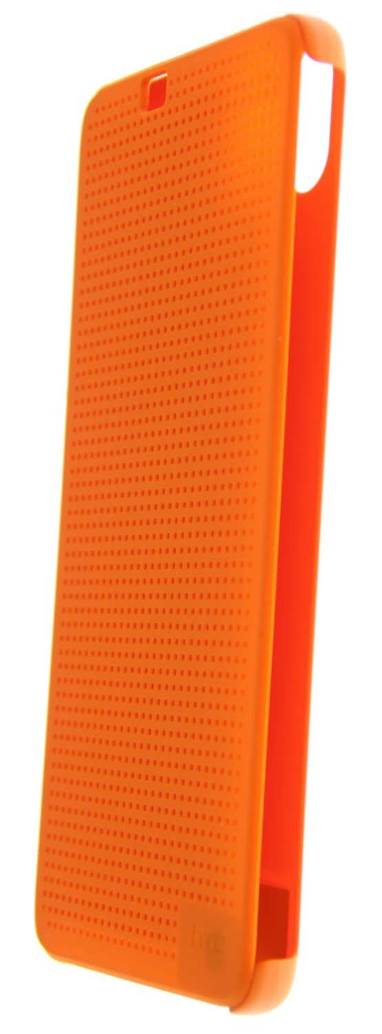 Voorkant - HTC Desire 826 Dot view flip case HC M170 oranje