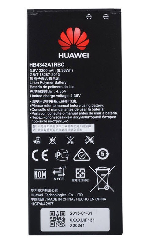 Huawei Y6 batterij HB4342A1RBC 2200 mAh Origineel