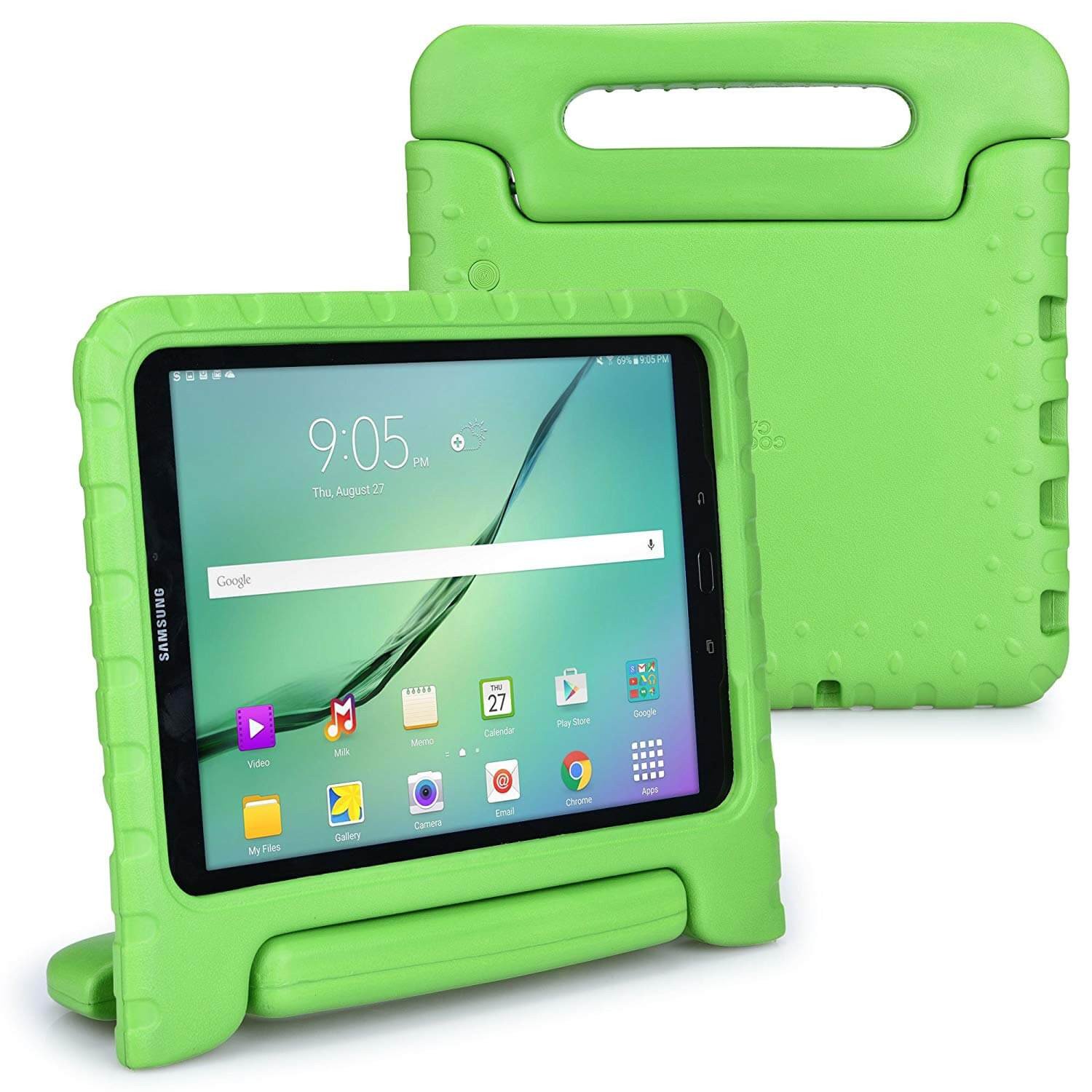 Kinder hoesje Samsung Galaxy Tab A 10.5 groen