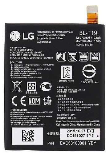 LG batterij BL-T19 Nexus 5X 2700 mAh Origineel