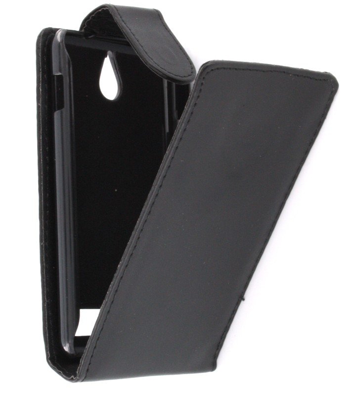 Oceanië navigatie verwennen M-Supply Flip case Sony Xperia E1 zwart | MobileSupplies.nl
