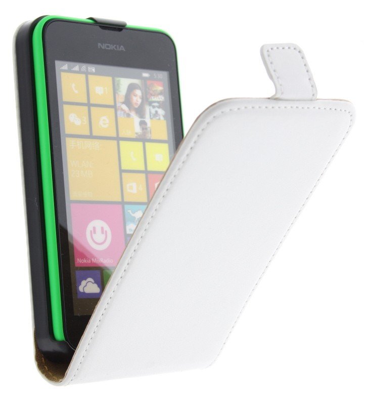 M-Supply Flip case dual color Nokia Lumia 530 wit