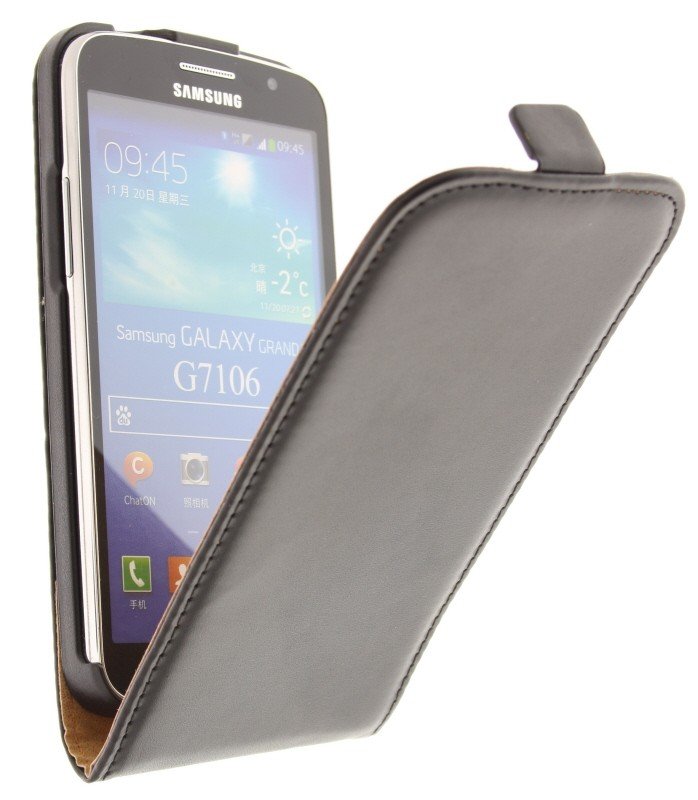 M-Supply Flip case dual color Samsung Galaxy Grand 2 zwart 