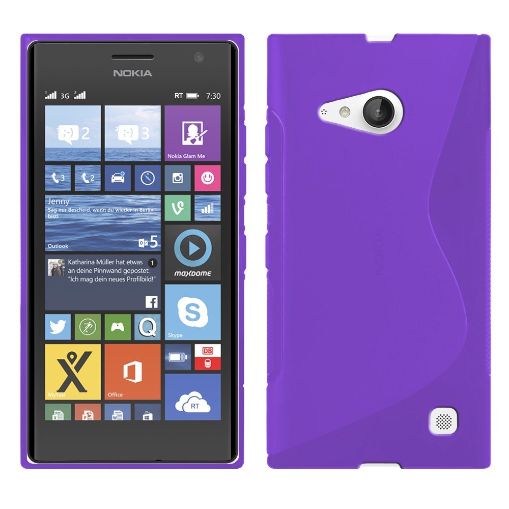 M-Supply TPU case Nokia Lumia 730 paars