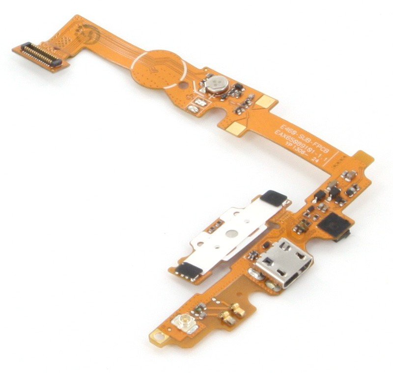 LG Optimus L5 II E460 Micro USB connector met board