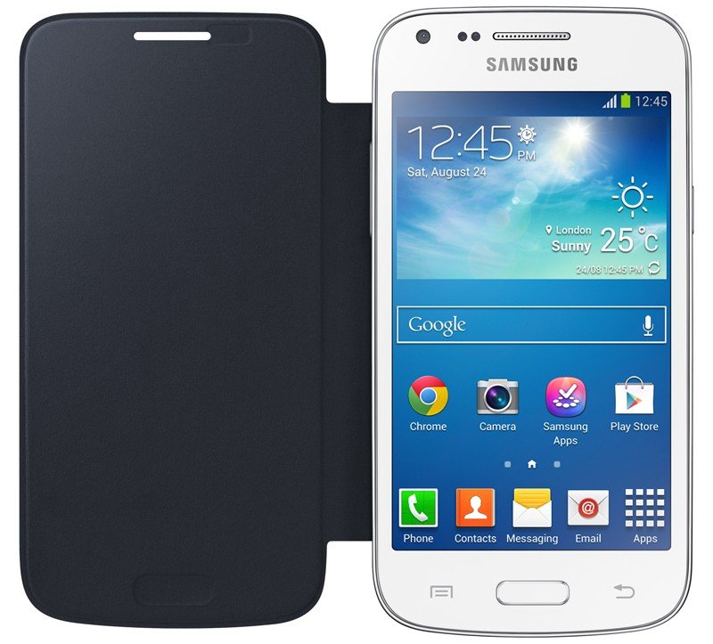 Samsung Galaxy Core Plus flip cover zwart EF-FG350NBE