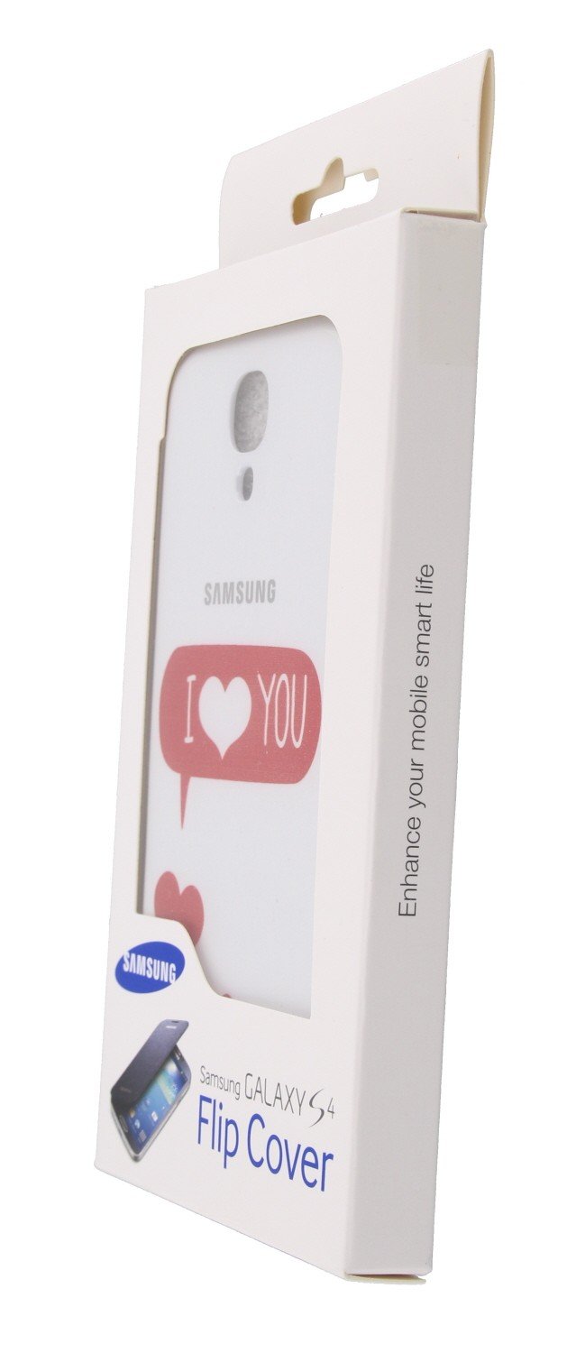 Samsung Galaxy S4 flip cover I Love You Origineel