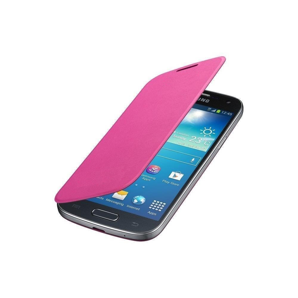 Samsung Galaxy S4 Mini flip cover roze