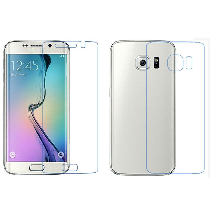 Screenprotector Samsung Galaxy S6 Edge voor + achter