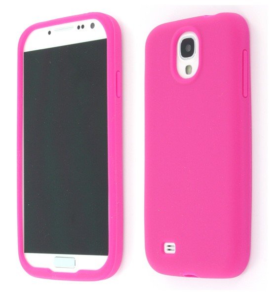 Siliconen hoesje Samsung Galaxy S4 i9505 roze
