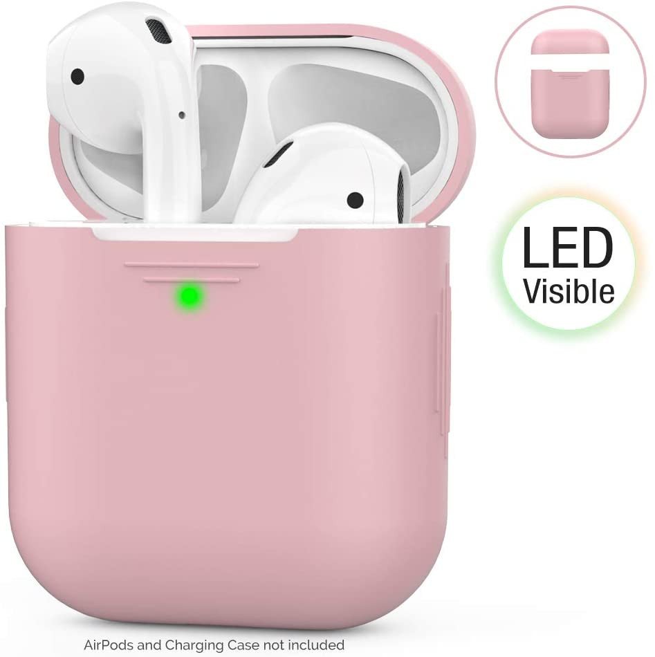 waarom Schijn Schandelijk Siliconen hoesje voor Apple Airpods 1 + 2 roze kopen? | MobileSupplies.nl