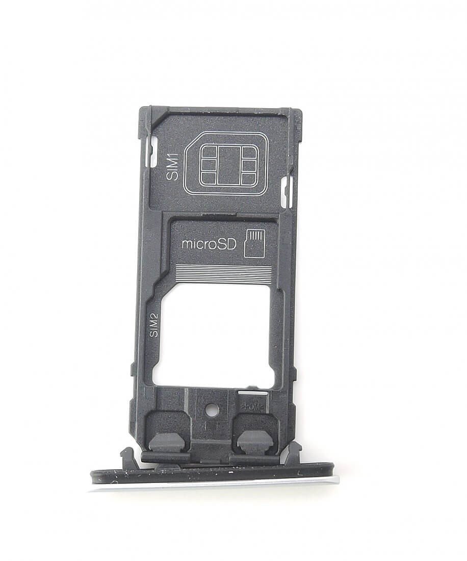 Sim en Micro SD kaart houder - Sony Xperia XZ2 Compact zwart