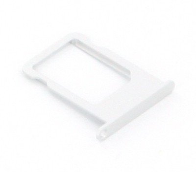 Simkaart houder voor Apple iPhone 5 zilver