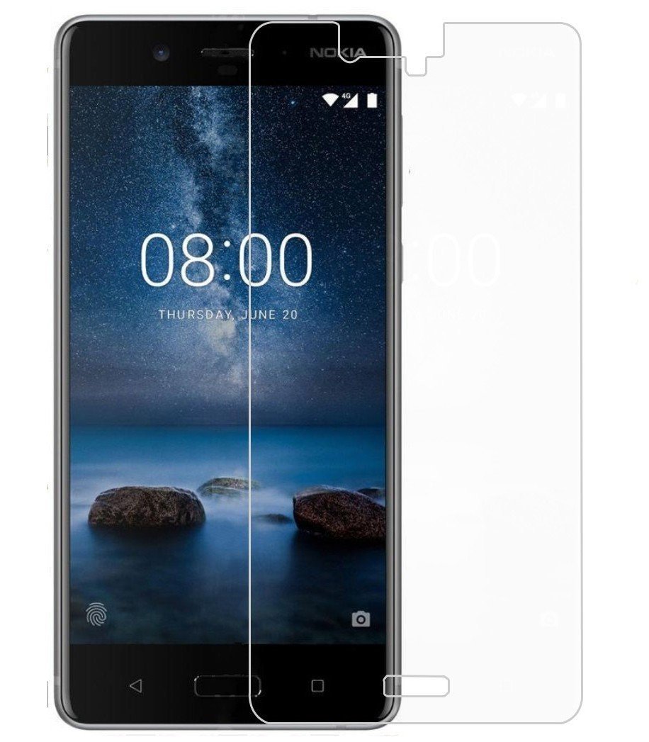 Tempered Glass Screenprotector Nokia 8
