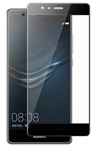 Tempered Glass (volledig scherm) Huawei P9 zwart