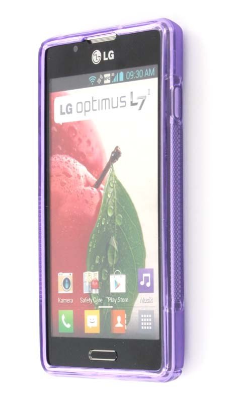 Silicon TPU case LG Optimus L7 II P710 paars