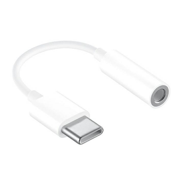 USB-C naar 3,5mm audio jack adapter kabel wit