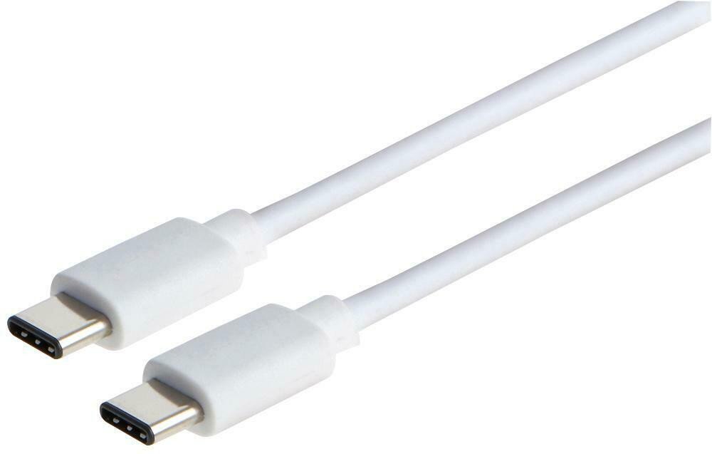 USB-C naar USB-C kabel - 0,8 meter - wit