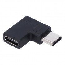 10Gbps Haakse (L/R) USB-C (Female) naar USB-C (male) verleng / koppel stuk adapter