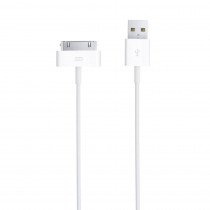 30 Pins naar USB kabel iPhone 3G / 3Gs / 4 / 4S 1 meter wit