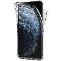 Apple iPhone 11 Pro Max hoesje voor de voor- en achterkant transparant
