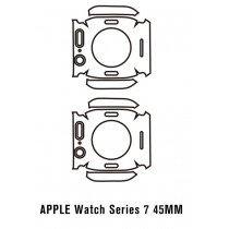 Beschermfolie achterkant Apple Watch Series 7 45mm 2 stuks