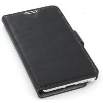Book case leer Samsung Galaxy Note 3 N9005 zwart