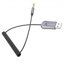 BOROFONE BC44 USB Bluetooth aux ontvanger met 3,5mm jack - 1,2m krulsnoer