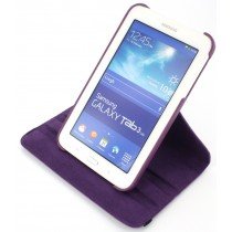 Case met Stand draaibaar Samsung Galaxy Tab 3 7.0 Lite paars