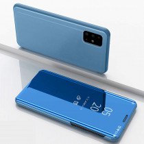 Clear View cover Samsung Galaxy A12 blauw